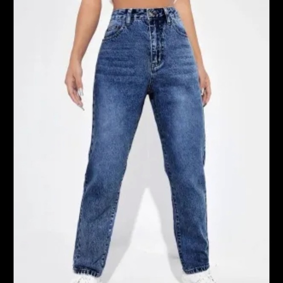Lee Denim - Lee Jeans Women’s 29 High Waisted Mom jeans Dark blue jeans